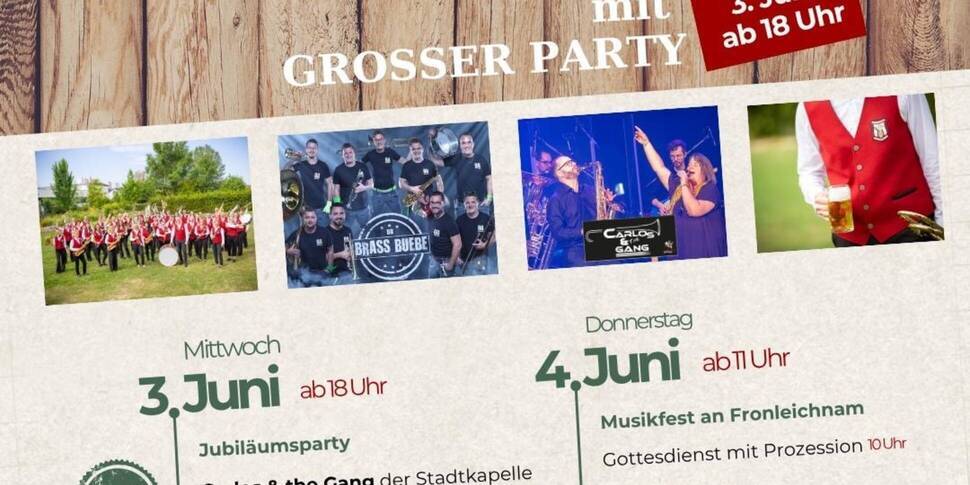 Jubiläumsfest des Musikvereins Rohrbach